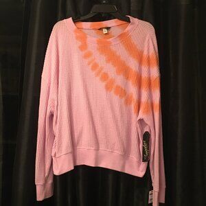 Nwt Supplies thermal tie dye top Large